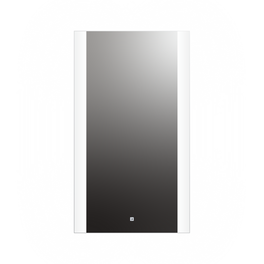 Seura Veda 24" W x 42" H Touch Control Dimming LED Lighted Rounded Rectangle Mirror