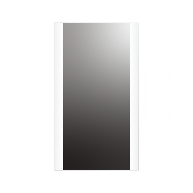 Seura Veda 24" W x 42" H None Dimming LED Lighted Rounded Rectangle Mirror