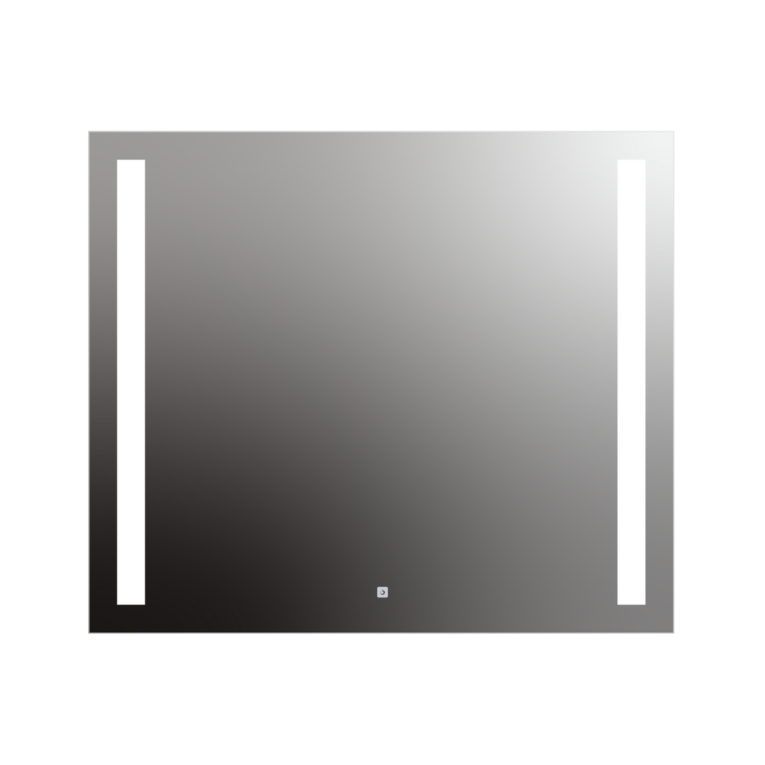 Seura Veda 42" W x 36" H Touch Control Dimming LED Lighted Rounded Rectangle Mirror
