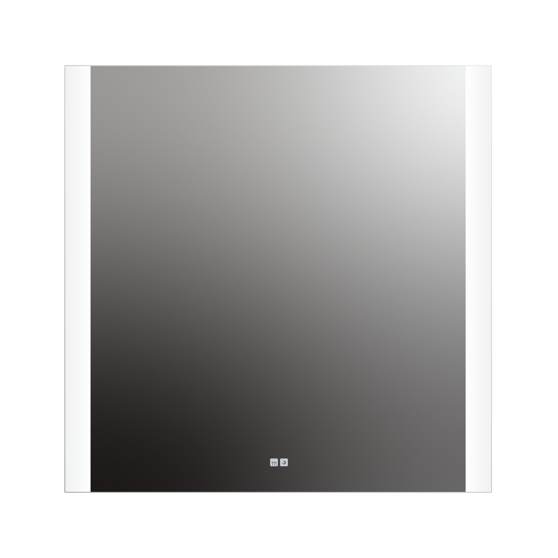 Seura Veda 42" W x 42" H Touch Control Dimming and Defogger LED Lighted Rounded Rectangle Mirror