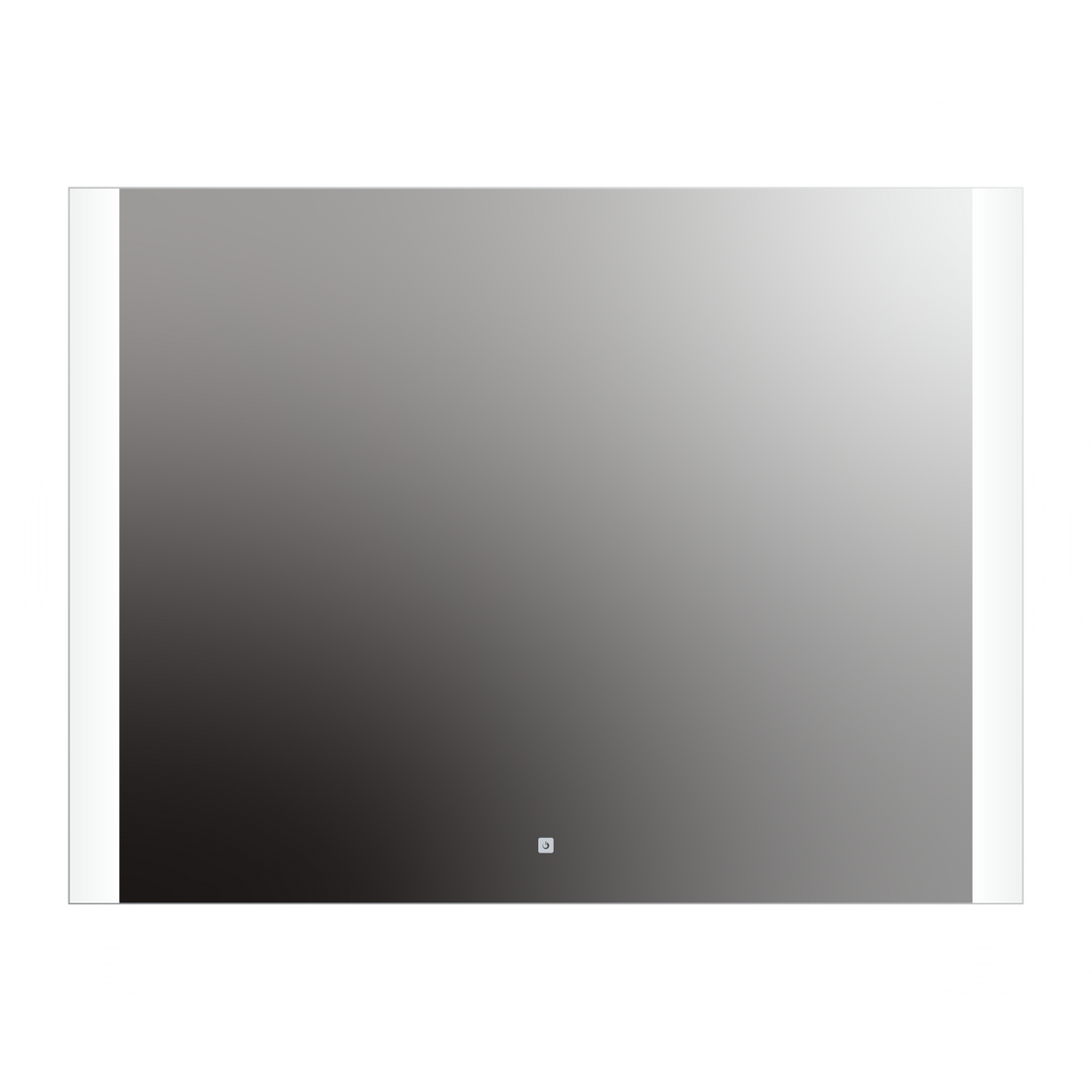 Seura Veda 48" W x 36" H Touch Control Dimming LED Lighted Rounded Rectangle Mirror