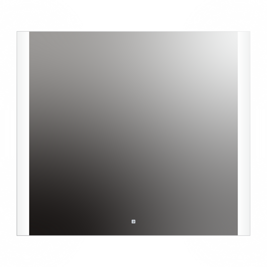 Seura Veda 48" W x 42" H Touch Control Dimming LED Lighted Rounded Rectangle Mirror