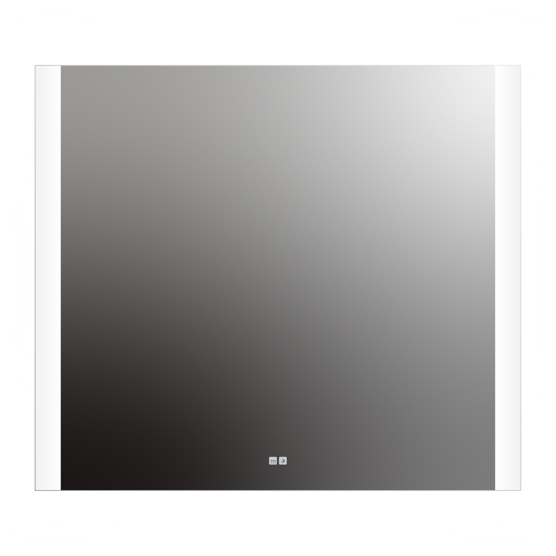 Seura Veda 48" W x 42" H Touch Control Dimming and Defogger LED Lighted Rounded Rectangle Mirror