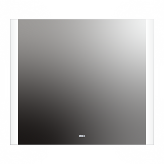 Seura Veda 48" W x 42" H Touch Control Dimming and Defogger LED Lighted Rounded Rectangle Mirror
