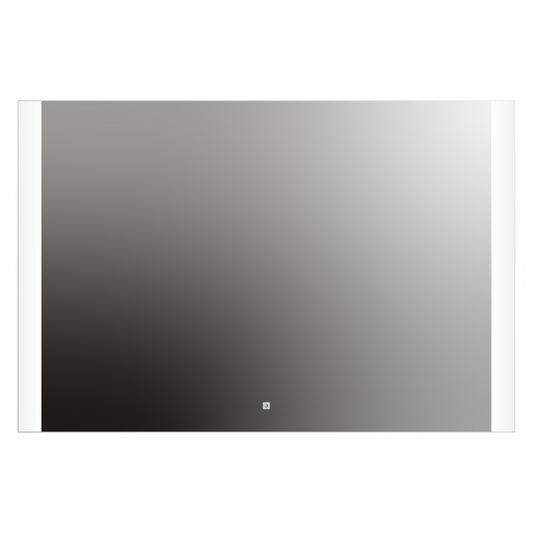Seura Veda 54" W x 36" H Touch Control Dimming LED Lighted Rounded Rectangle Mirror