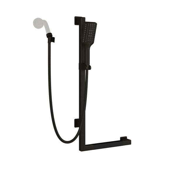 PULSE ShowerSpas Seville 2.5 GPM Multi-Function Handshower Oil Rubbed Bronze Left Slide Bar