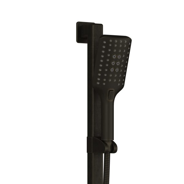 PULSE ShowerSpas Seville 2.5 GPM Multi-Function Handshower Oil Rubbed Bronze Left Slide Bar
