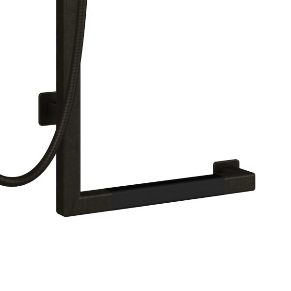 PULSE ShowerSpas Seville 2.5 GPM Multi-Function Handshower Oil Rubbed Bronze Left Slide Bar