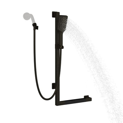 PULSE ShowerSpas Seville 2.5 GPM Multi-Function Handshower Oil Rubbed Bronze Left Slide Bar