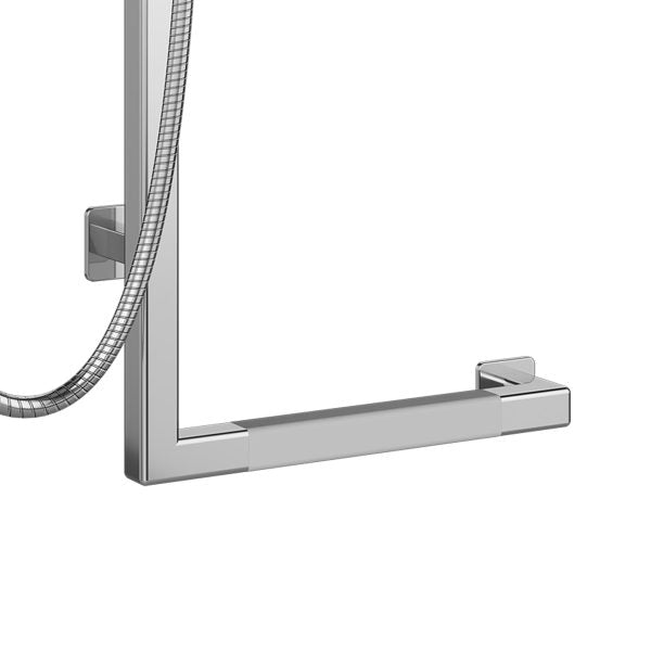 PULSE ShowerSpas Seville 2.5 GPM Multi-Function Handshower Stainless Steel Polished Left Slide Bar