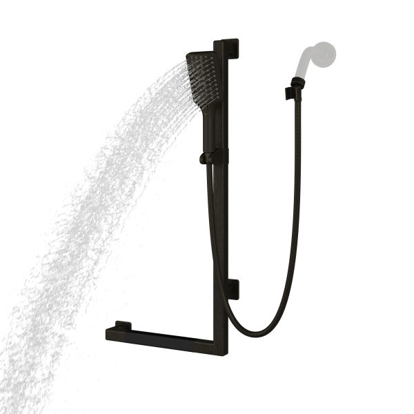 PULSE ShowerSpas Seville 2.5 GPM Multi-Function Handshower Oil Rubbed Bronze Right Slide Bar