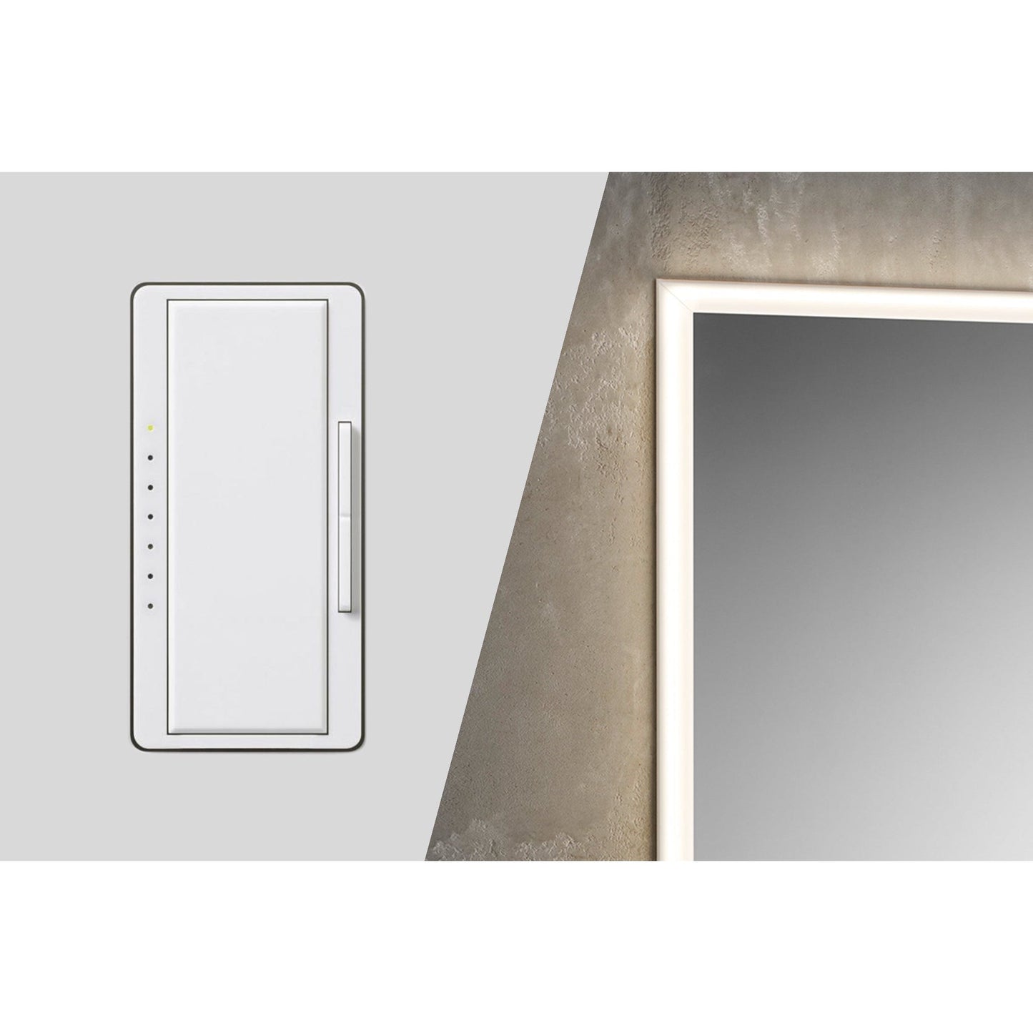 Sidler Quadro 24" x 36" 4000K Single Left Hinged Mirror Door Anodized Aluminum Medicine Cabinet With Night Light Function, Built-in GFCI Outlet and USB port