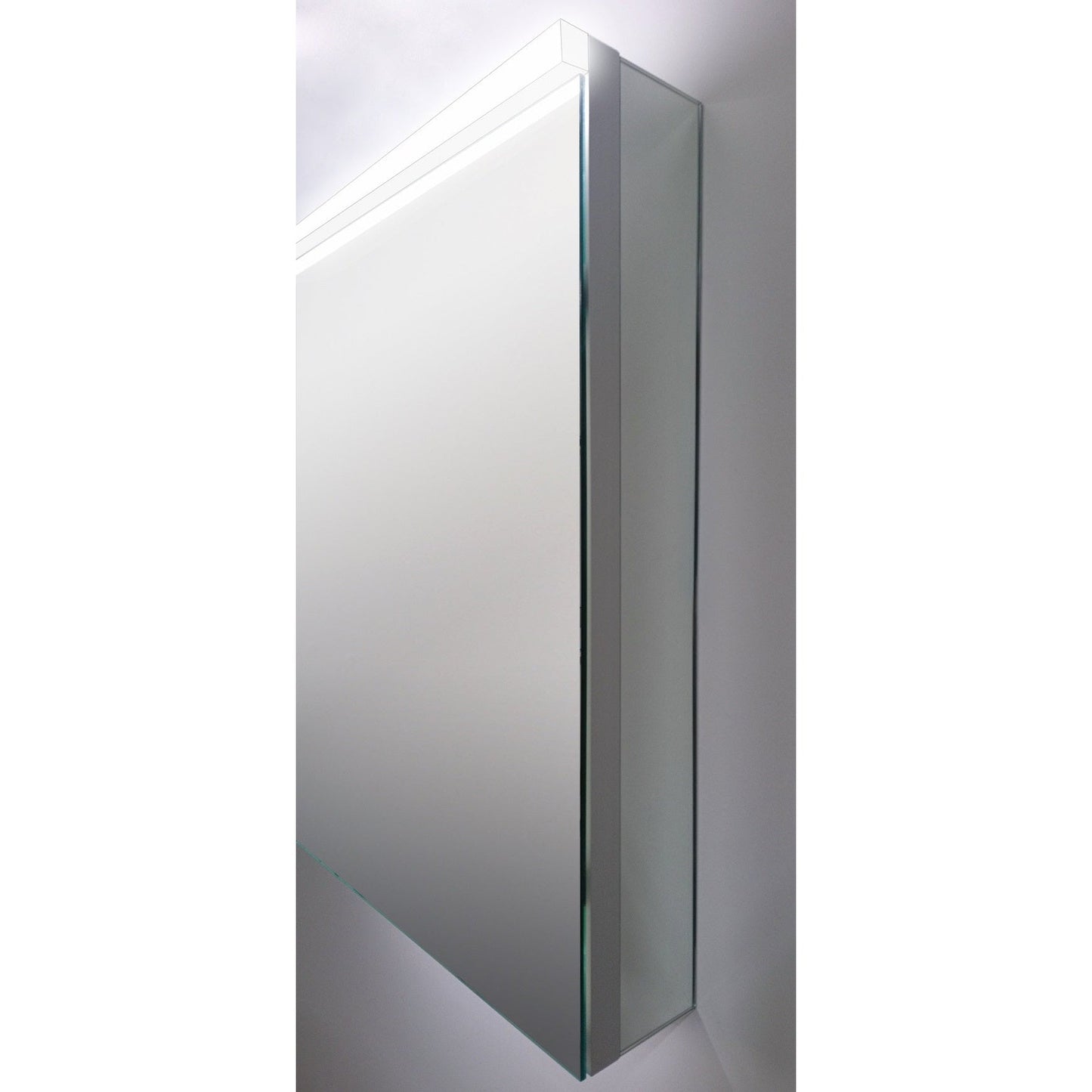 Sidler Xamo 32" x 30" 4000K Double Mirror Door Medicine Cabinet With Built-in GFCI outlet and Night Light Function