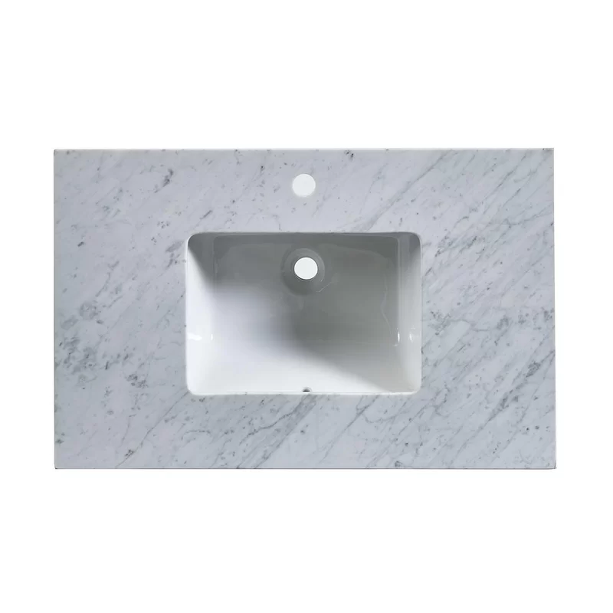 Swiss Madison Sink 39x19 Inch Rectangular Bathroom Vanity Top – White ...