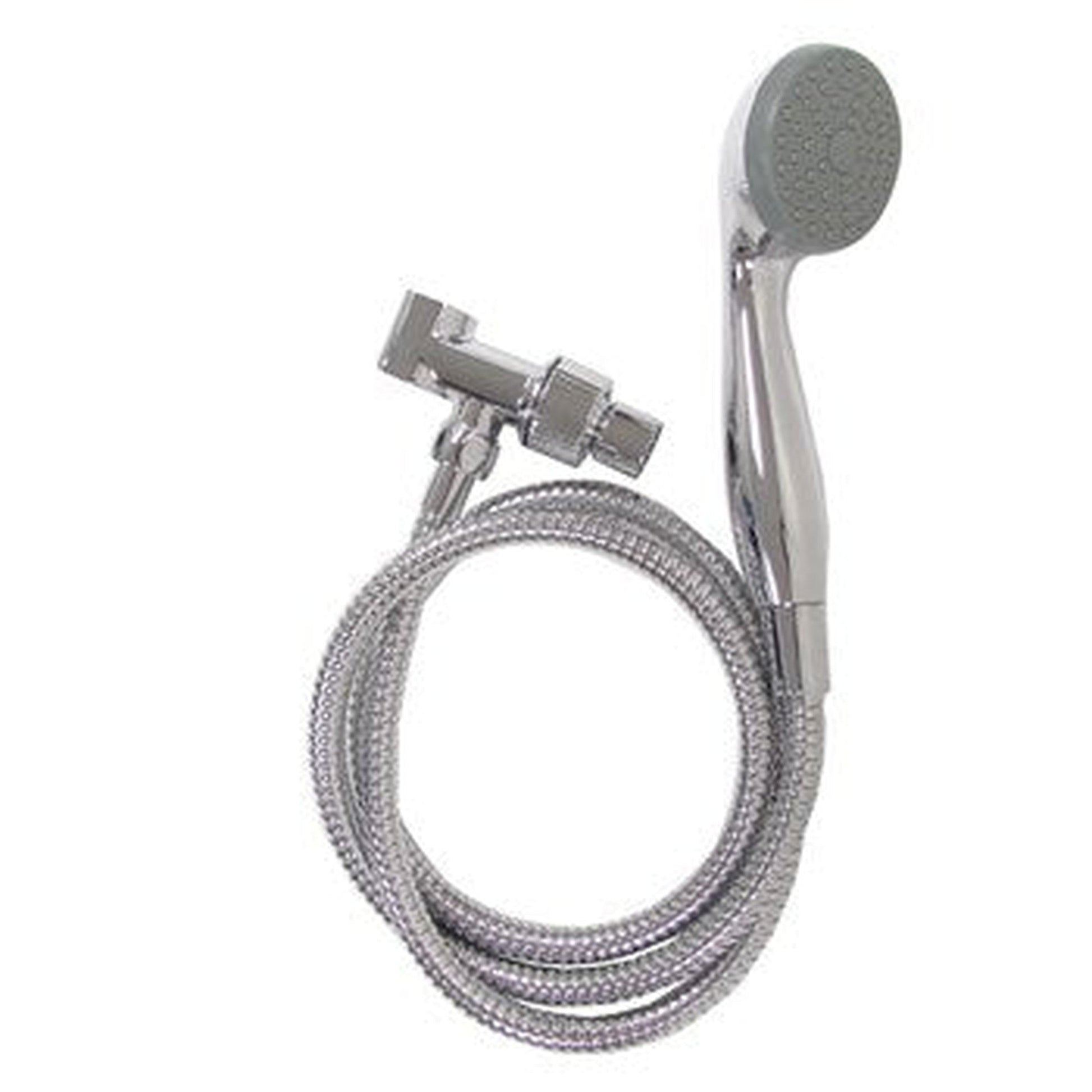 Speakman 1.5 GPM Single Function Polished Chrome Handheld Showerhead With Stainless Steel Hose