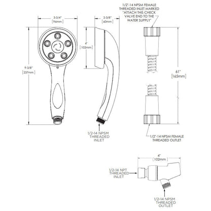 Speakman Caspian 1.75 GPM Brushed Nickel Shower Head