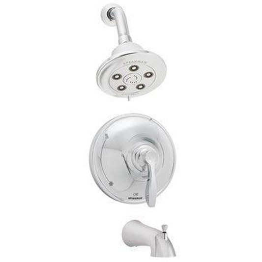 Speakman Chelsea SLV-10030 2.5 GPM Polished Chrome Showerhead, Trim and Spout Combination