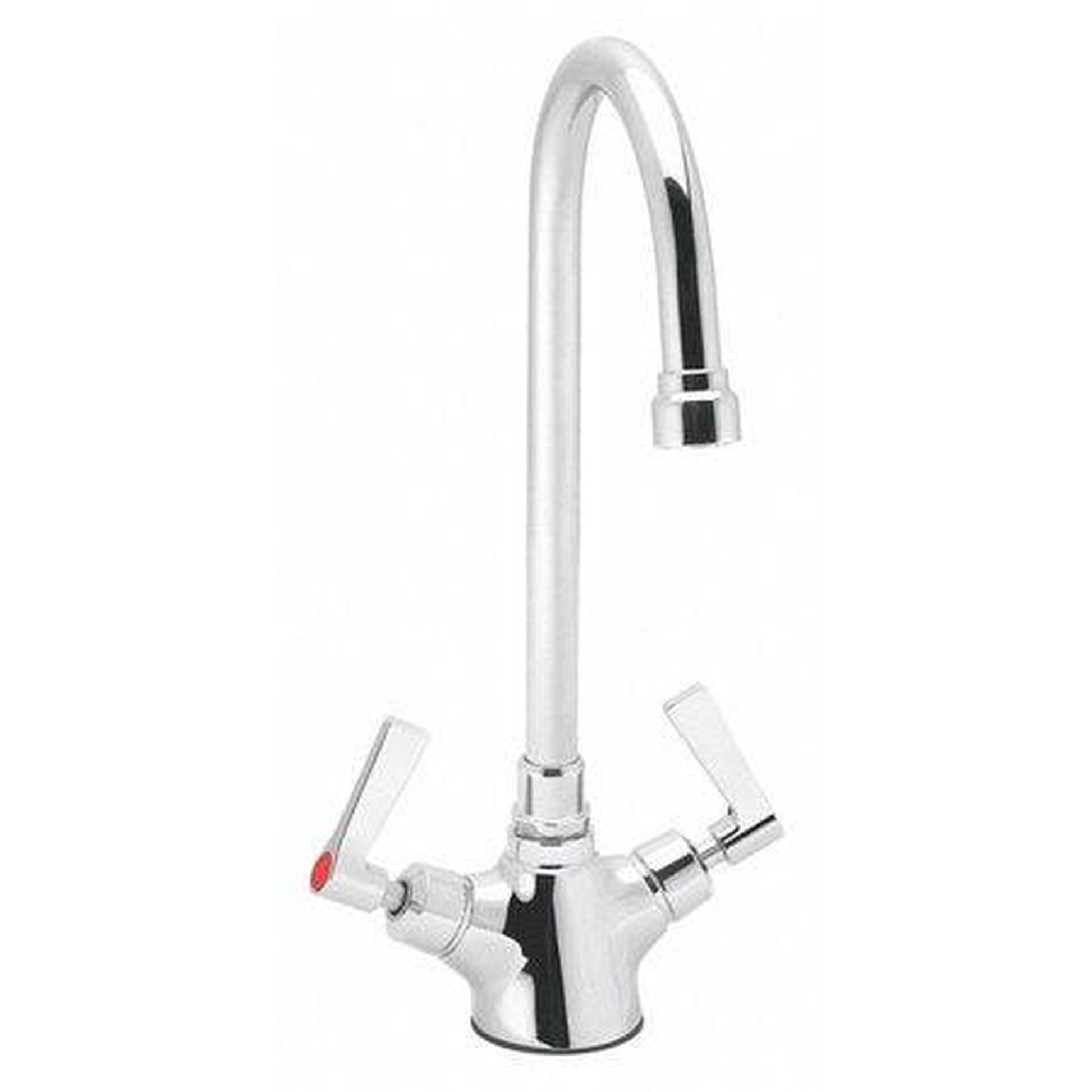 Speakman Commander 0.5 GPM Two Handle Laboratory Polished Chrome Gooseneck Faucet