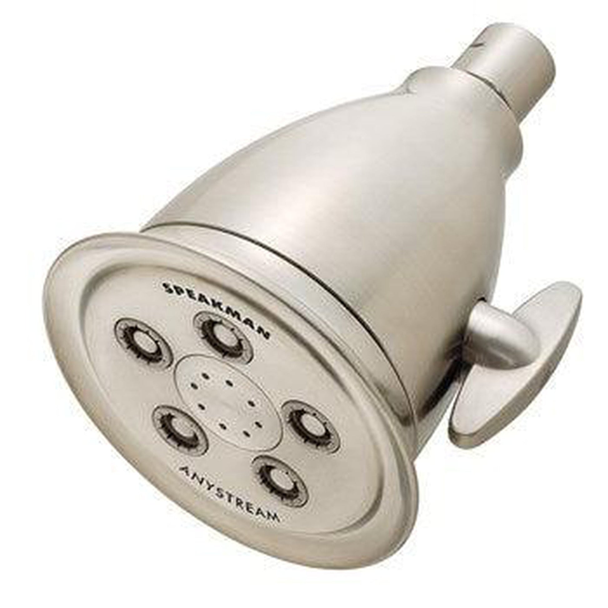 Speakman Hotel 1.75 GPM 5-Plunger 3 Spray Patterns Brushed Nickel Shower Head