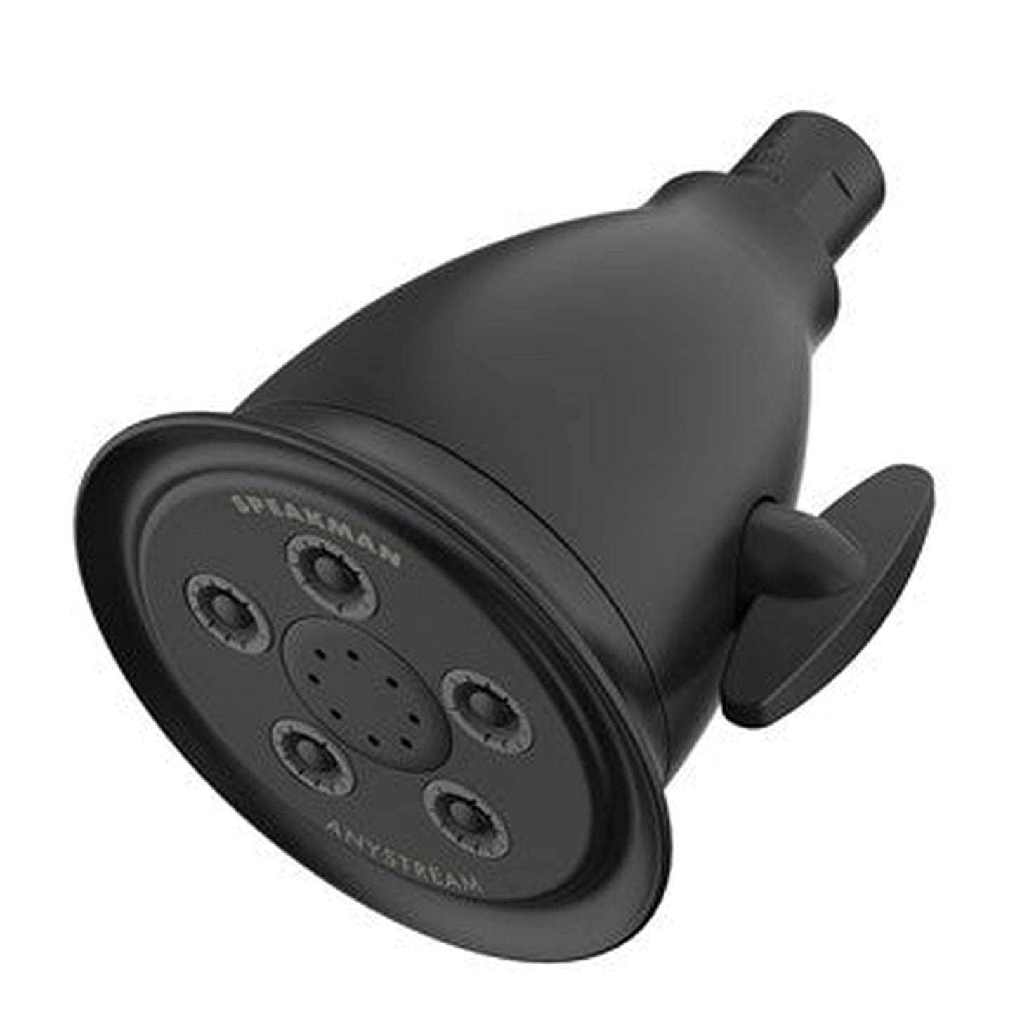 Speakman Hotel 2.5 GPM 5-Plunger 3 Spray Patterns Matte Black Shower Head