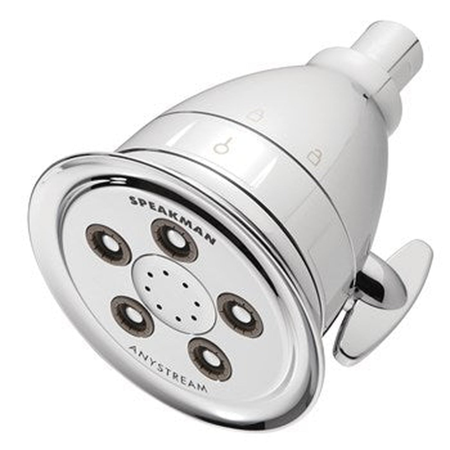 Speakman Hotel Pure 1.75 GPM 5-Plunger Patented Anystream Polished Chrome Shower Head With Internal Filtering Cartridge