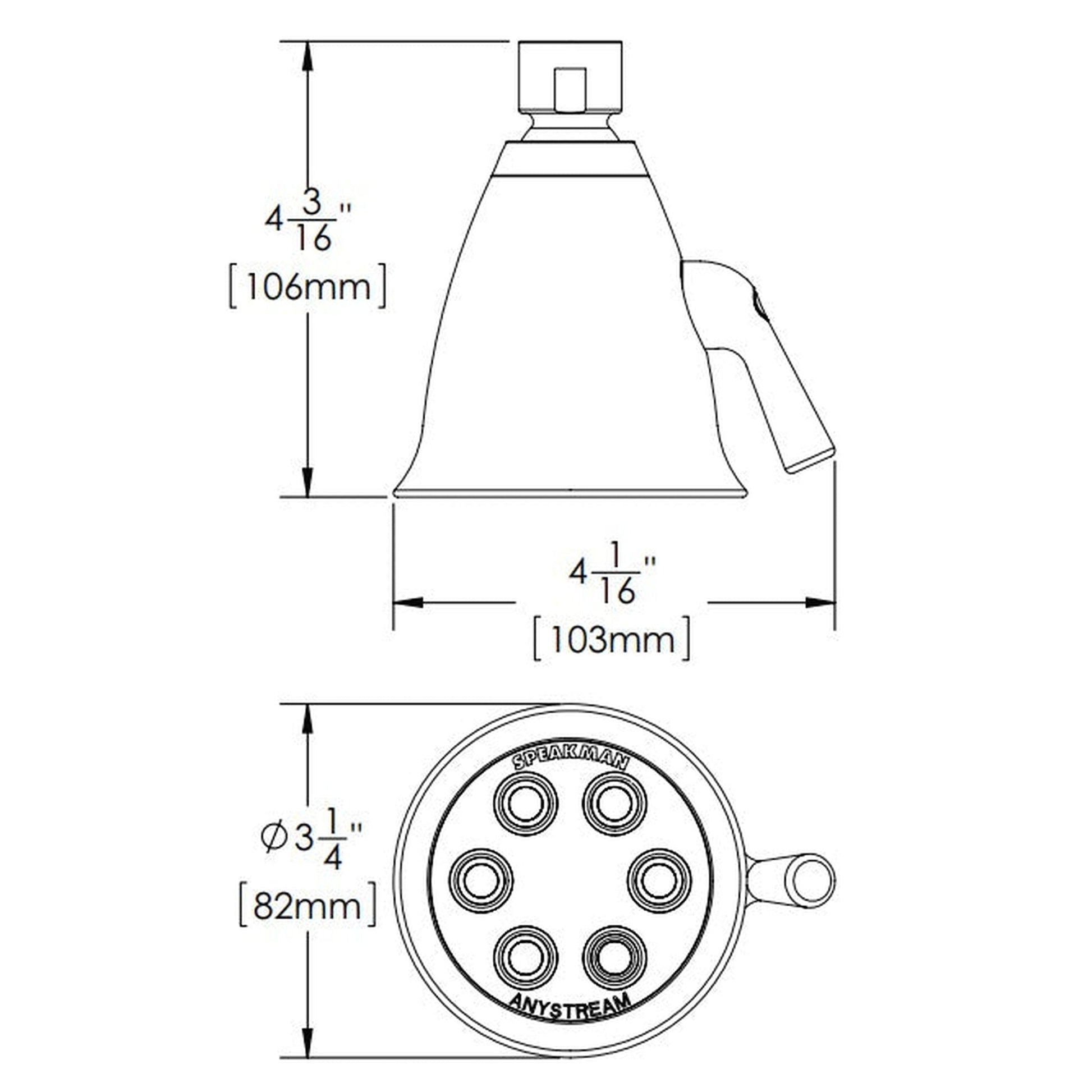 Speakman Icon 2.0 GPM Polished Chrome Shower Head