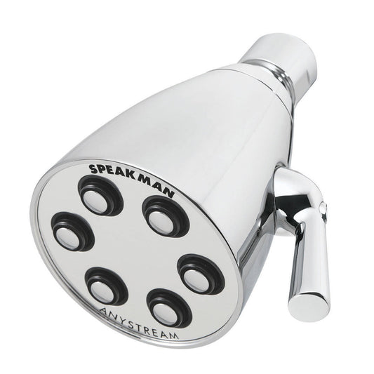 Speakman Icon 2.5 GPM 6-Jet 3-Spray Pattern Polished Chrome Solid Brass Shower Head