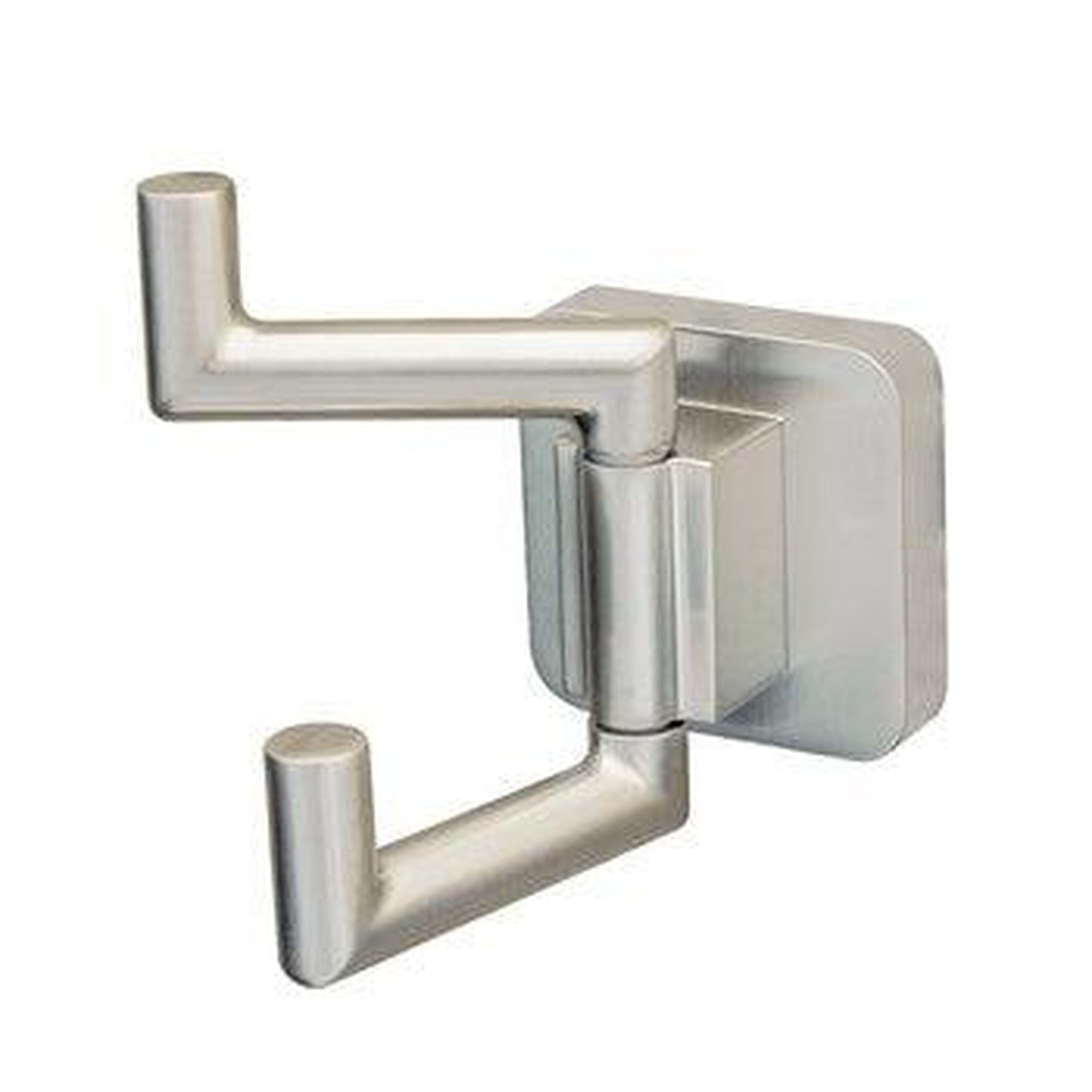 Speakman Kubos Brass Construction Brushed Nickel Double Robe Hook