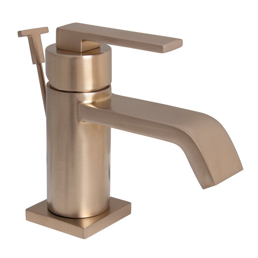 Speakman Lura 1.2 GPM Single Platform Lever Handle Brushed Bronze Faucet