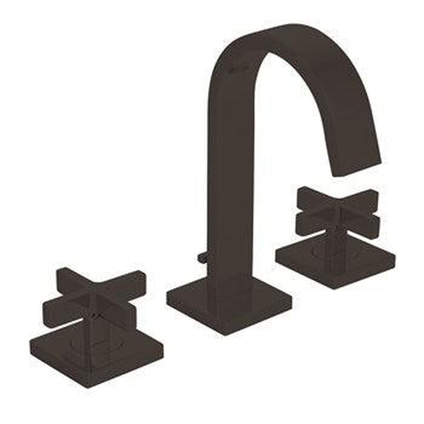 Speakman Lura 1.25 GPM Cross Handles Matte Black Widespread Faucet