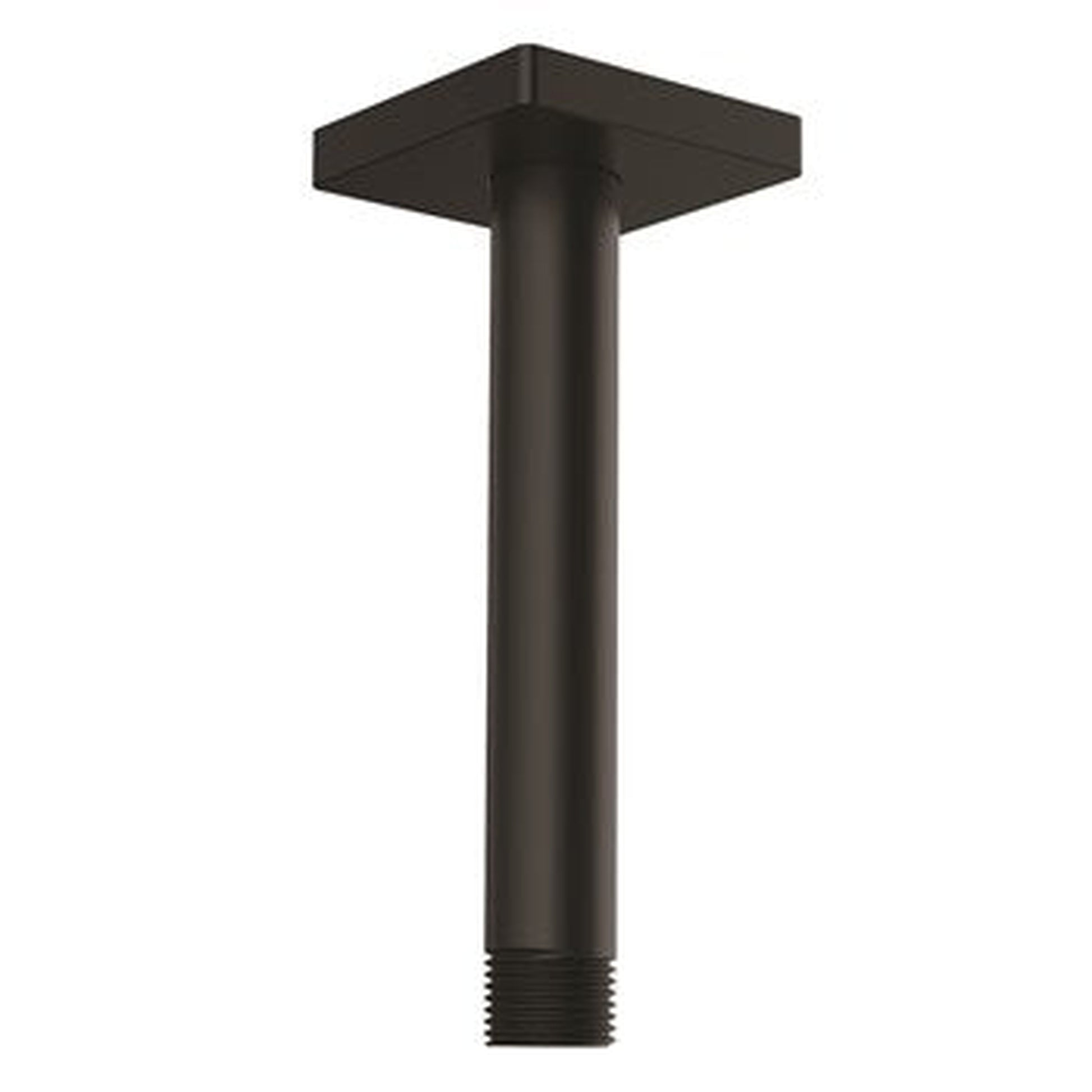 Speakman Lura 6" Matte Black Ceiling Mount Shower Arm and Flange