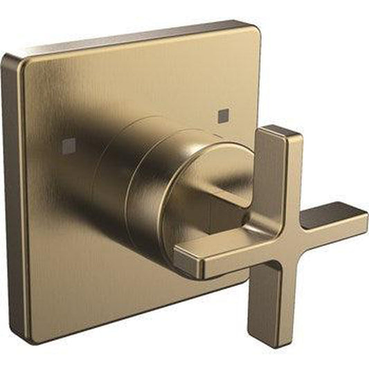 Speakman Lura Cross Handle Brushed Bronze Two Way Transfer Valve Trim