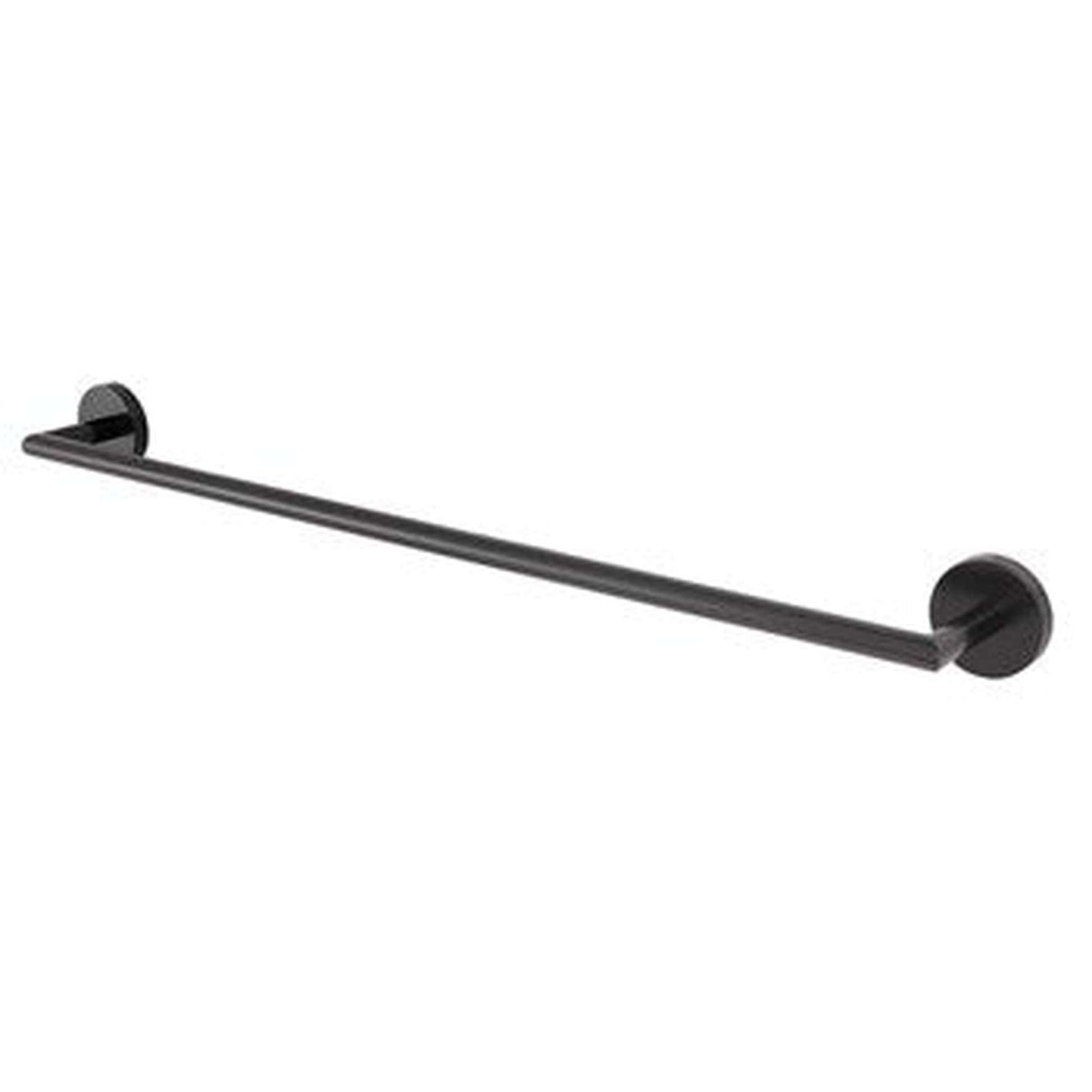 Speakman Neo 18" Solid Brass Construction Matte Black Towel Bar