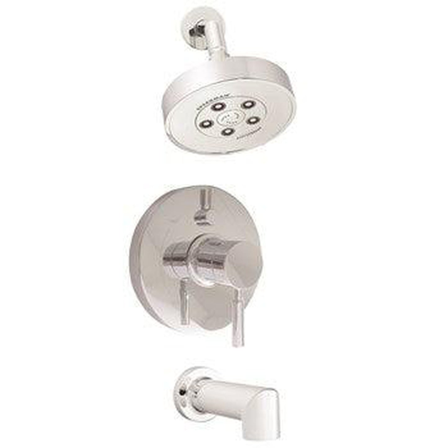 Speakman Neo 2.5 GPM Polished Chrome Showerhead, Diverter Trim and Tub Spout Combination