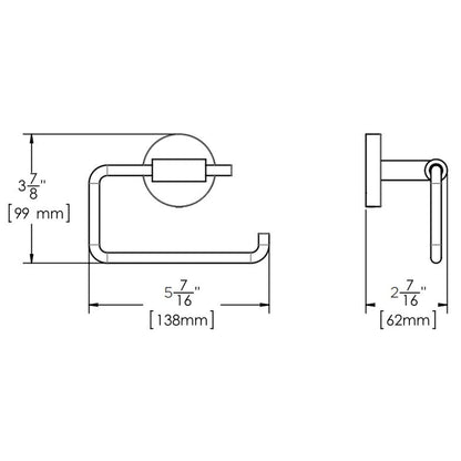 Speakman Neo Matte Black Toilet Paper Holder