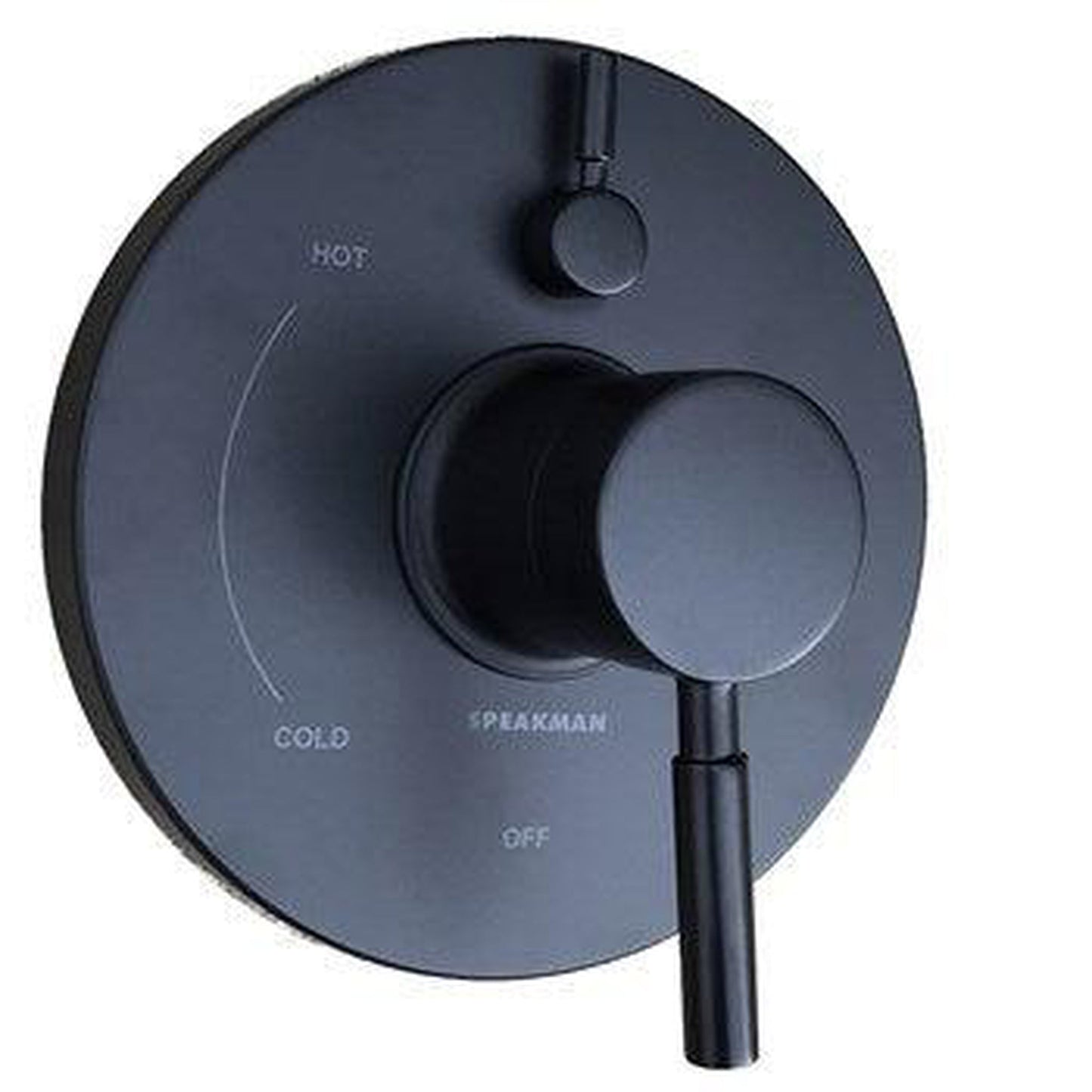 Speakman Neo Pressure Balanced Matte Black Shower Diverter Valve Trim