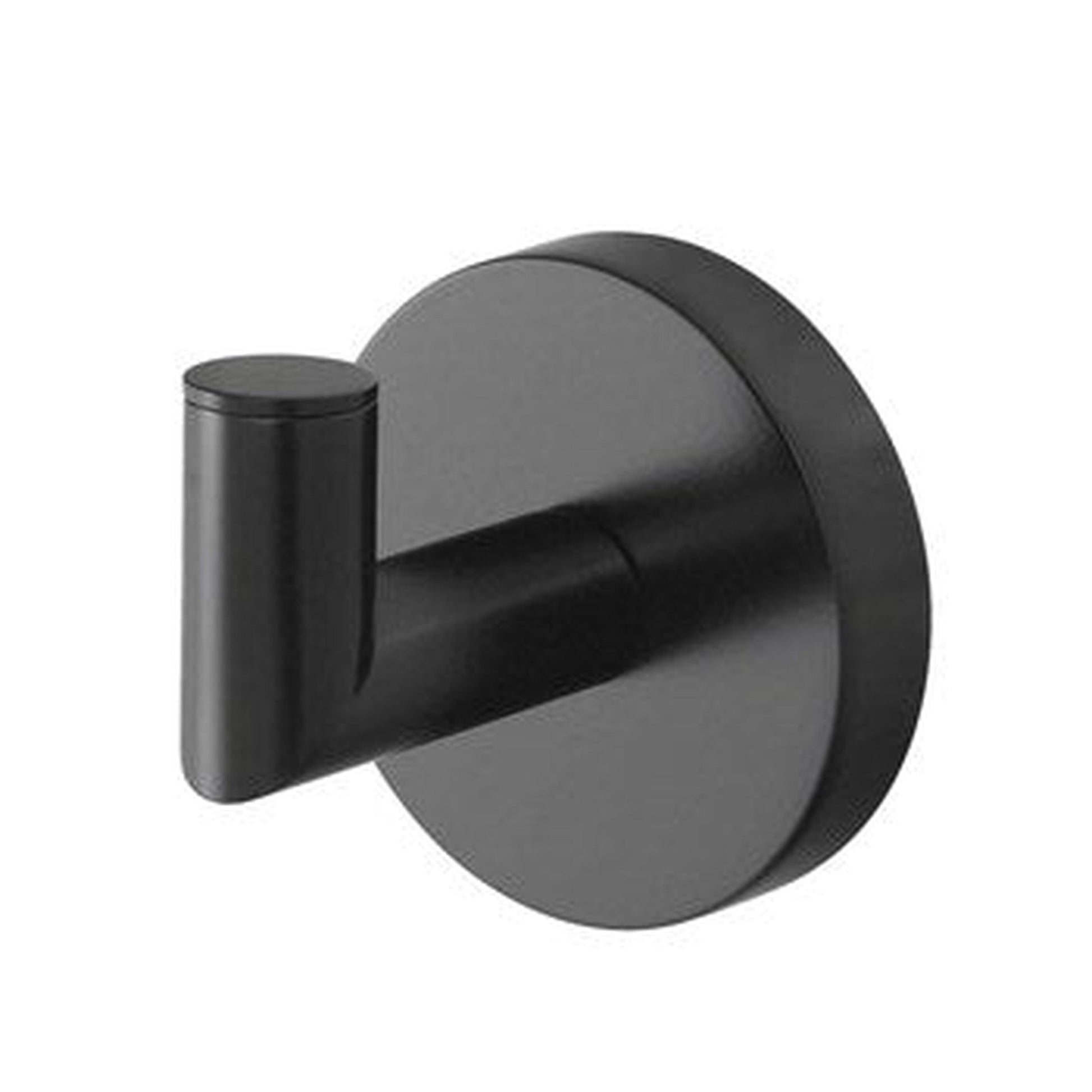 Speakman Neo Solid Brass Construction Matte Black Single Robe Hook