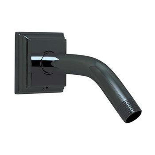 Speakman Rainier 6" Matte Black Shower Arm and Flange