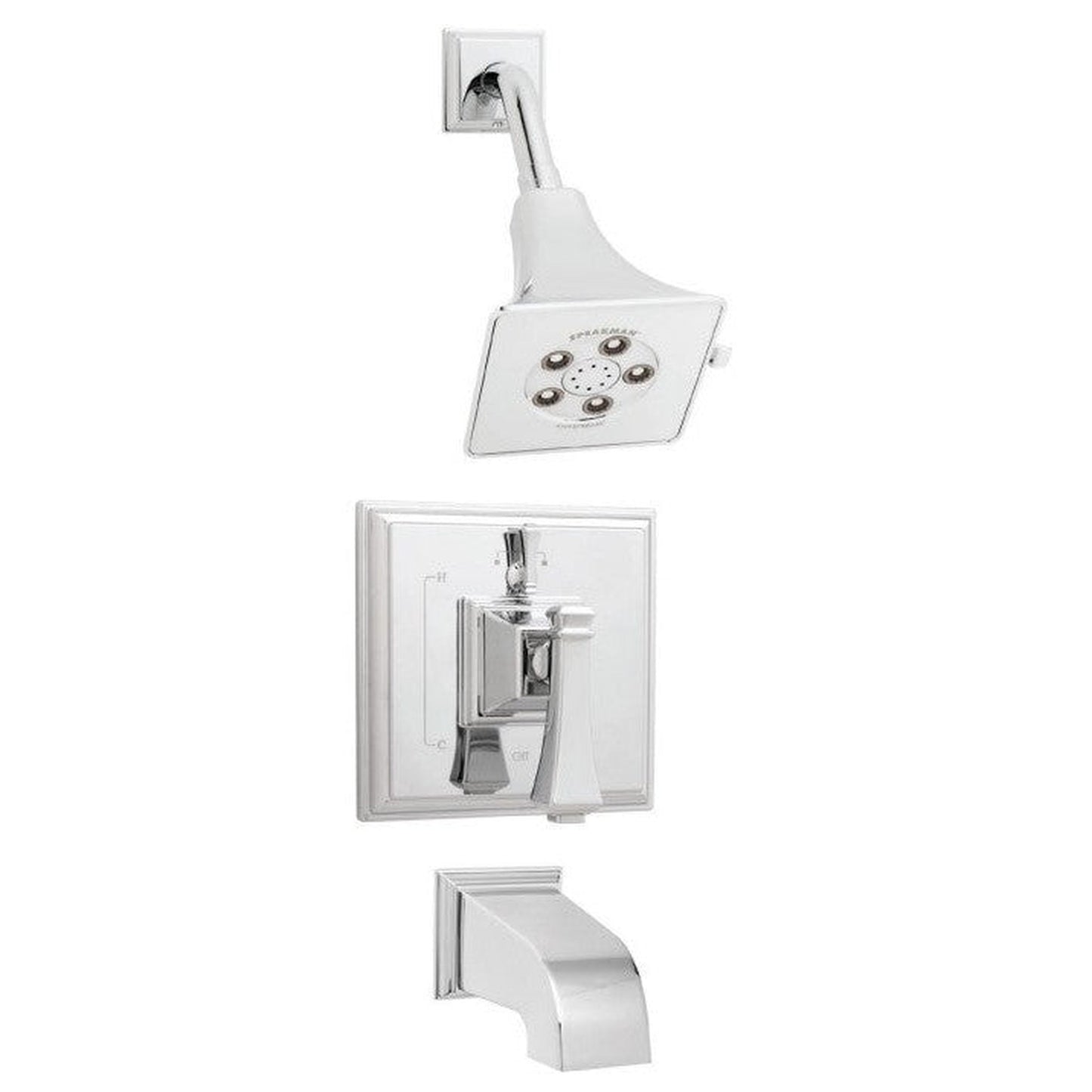 Speakman Rainier SLV-8431 2.5 GPM Polished Chrome Showerhead and Trim Combination