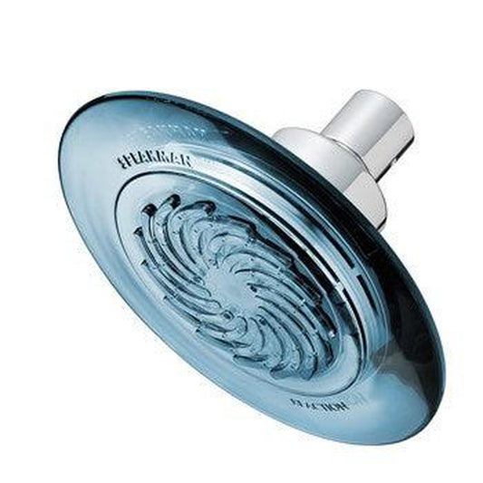 Speakman Reaction Blue and Polished Chrome Single-Function Spray Pattern 1.5 GPM Shower Head