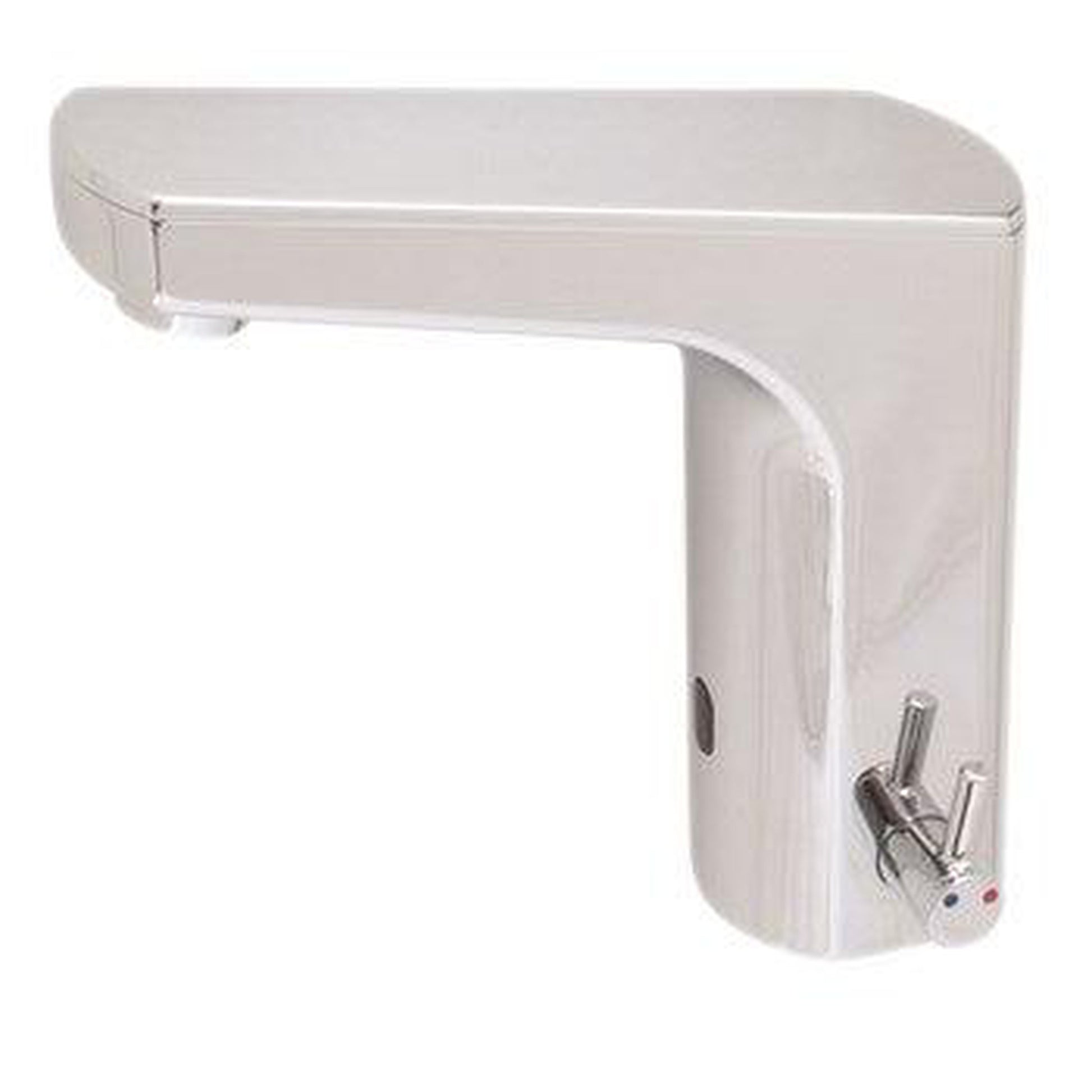 Speakman Sensorflo 0.5 GPM Classic Battery Sensor Polished Chrome Faucet With Above Counter Mixer