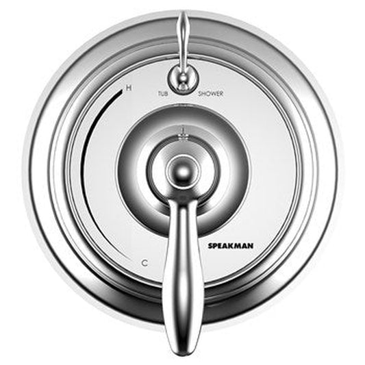 Speakman SentinelPro Polished Chrome Thermostatic Pressure Balance Diverter Valve Trim