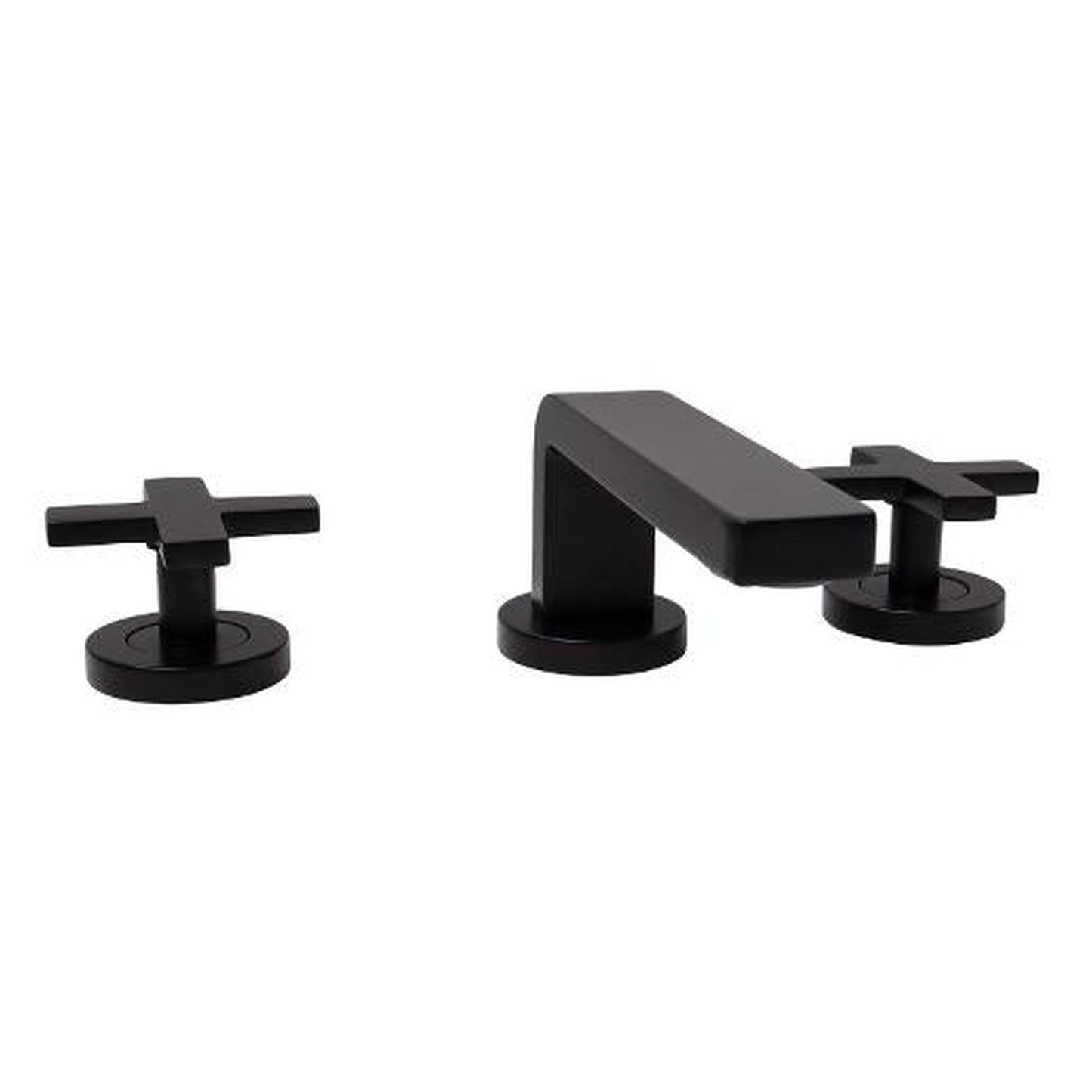 Speakman Vector 1.2 GPM Double Cross Handle Matte Black Widespread Faucet