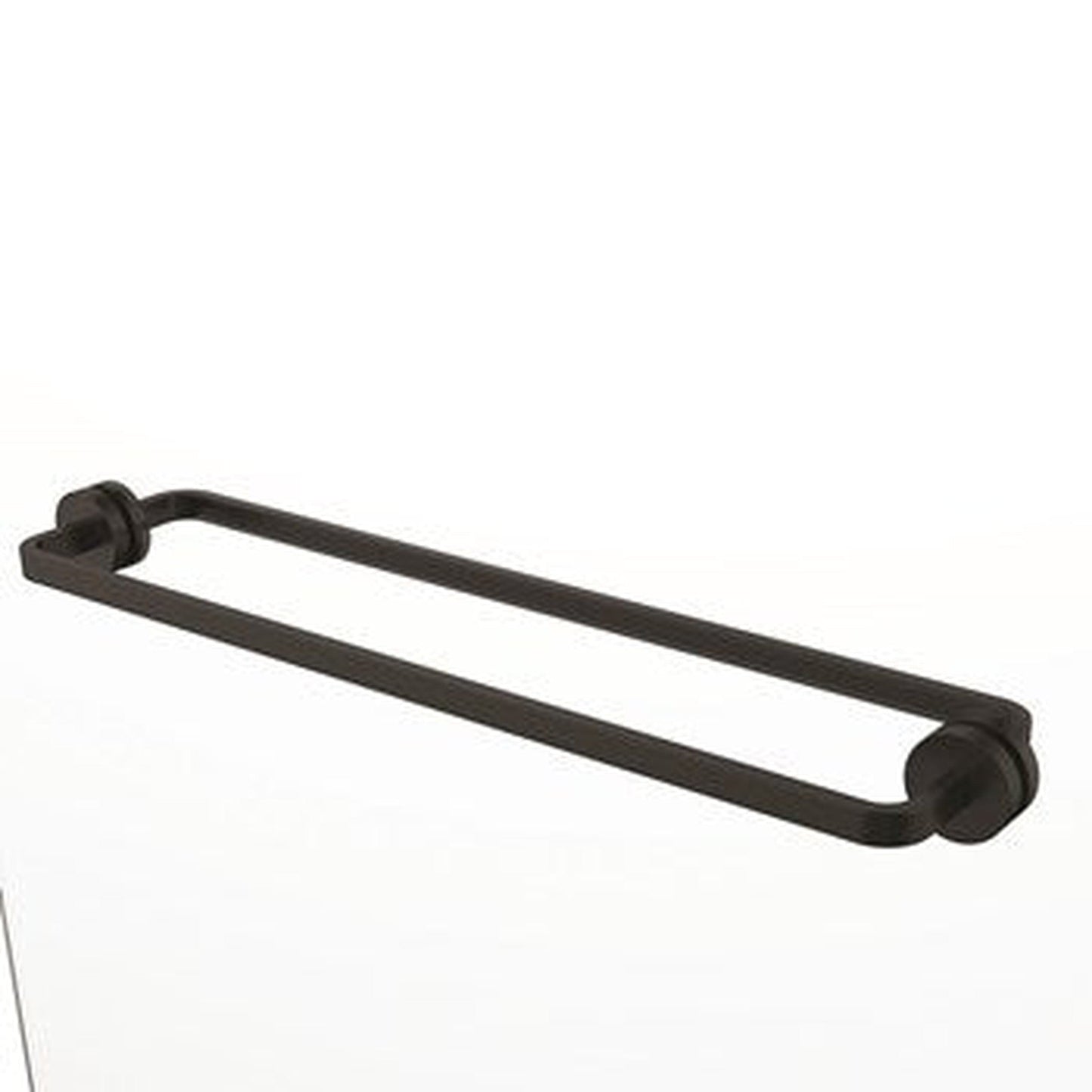 Speakman Vector 24" Back To Back Matte Black Towel Bar for Glass Shower Door