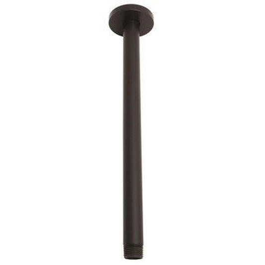 Speakman Versatile 12" Matte Black Ceiling Mount Shower Arm and Flange