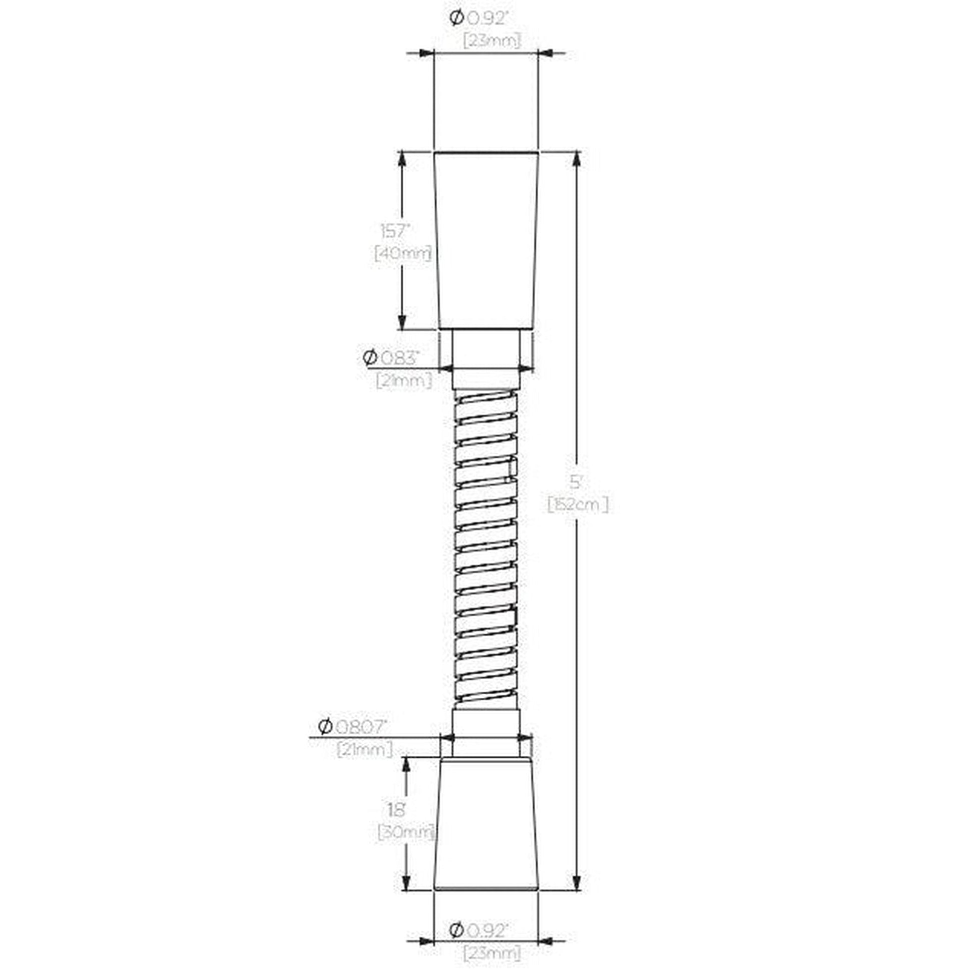 Speakman Versatile 60" Brushed Nickel Stainless Steel Hand Shower Hose