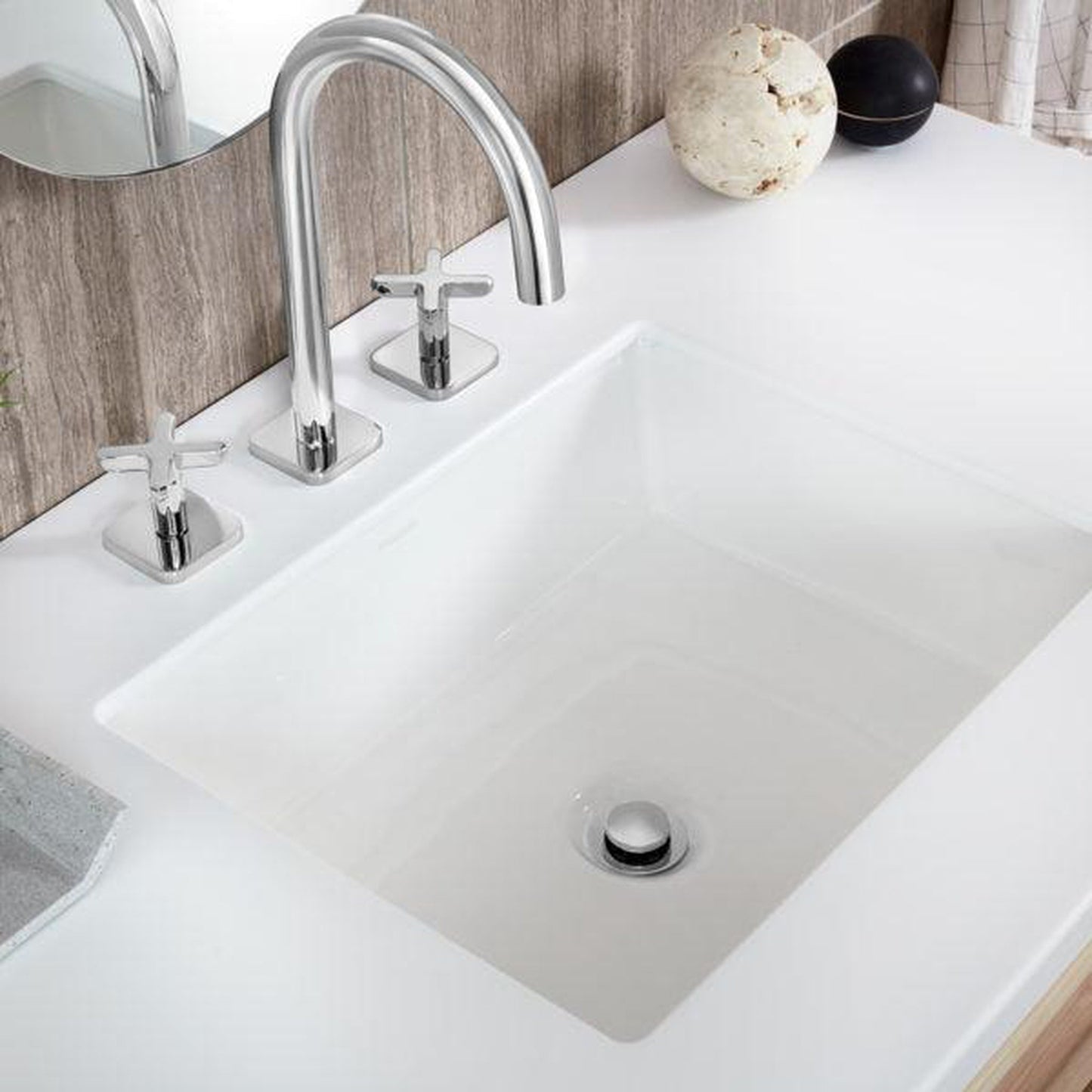 Speakman Westmere B-1200 Vitreous China White Rectangular Undermount Sink