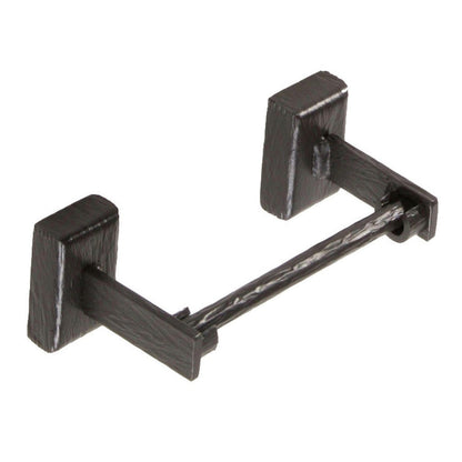 Stone County Ironworks Cedarvale 8" Hand Rubbed Pewter Iron Tissue Holder With Copper Iron Accent