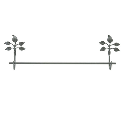 Stone County Ironworks Eden Isle 24" Hand Rubbed Bronze Iron Towel Bar