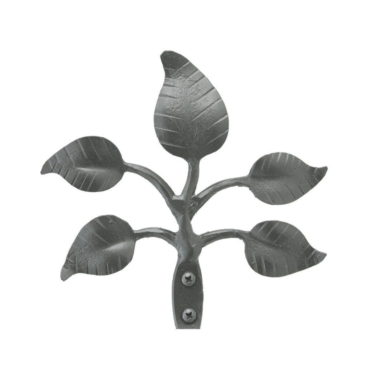 Stone County Ironworks Eden Isle 32" Hand Rubbed Pewter Iron Towel Bar With Gold Iron Accent